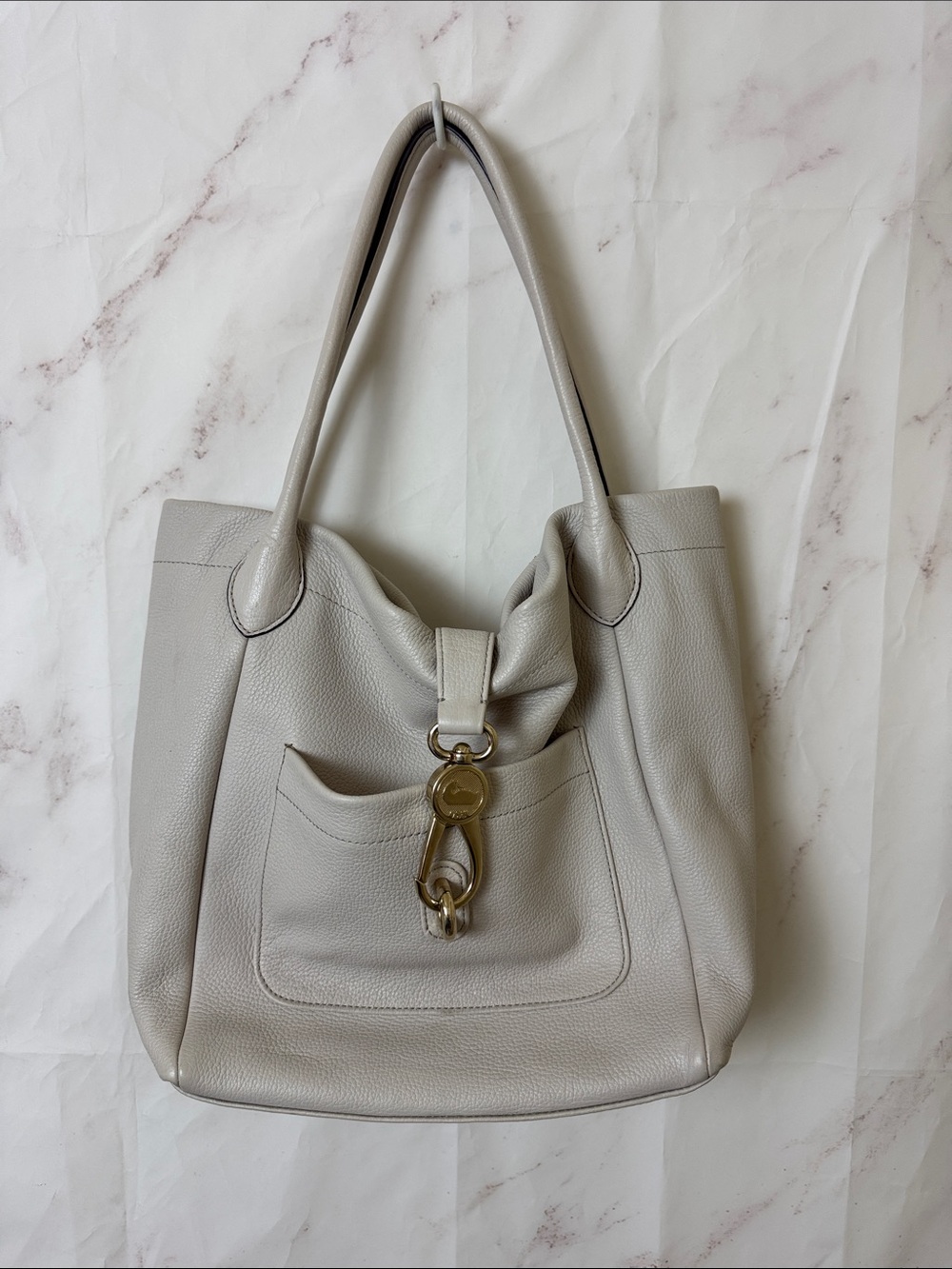 Dooney & Bourke Belvedere Logo Lock Tote